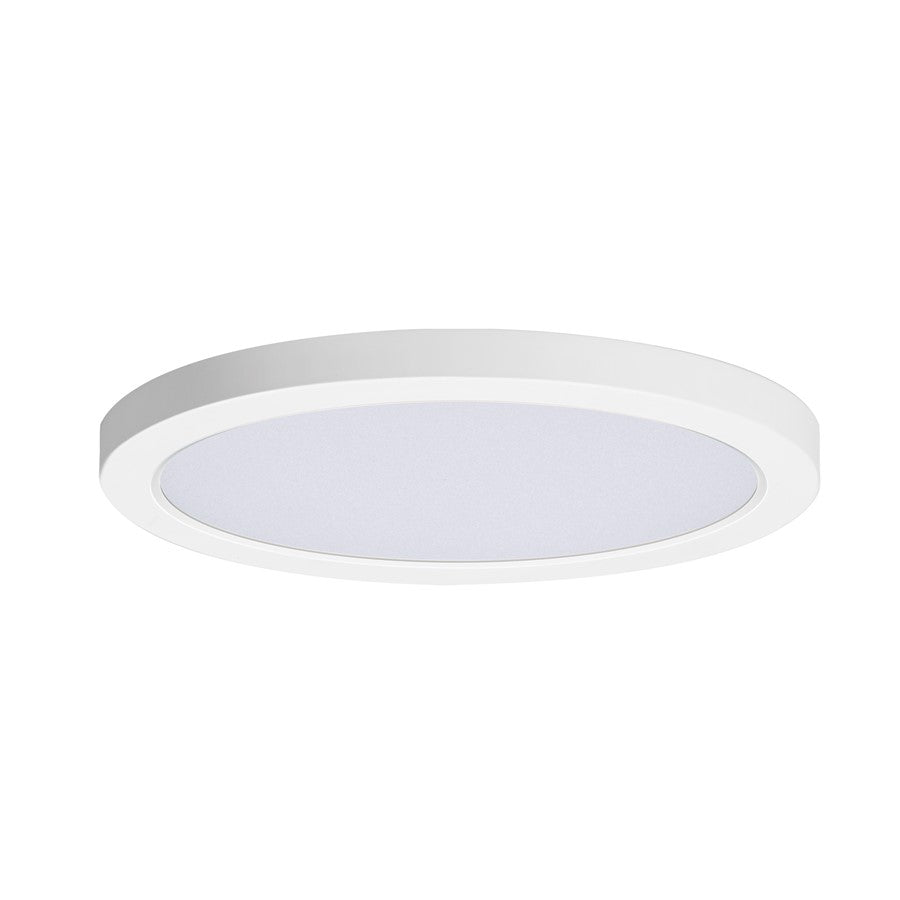 Maxim Lighting Chip 11" 26W RD LED Flush Mount 3000K, White/White - 57596WTWT