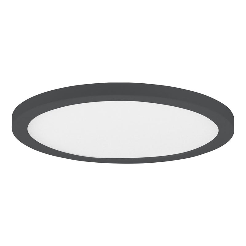 Maxim Lighting Chip 11" 26W RD LED Flush Mount, 5CCT, Black/White