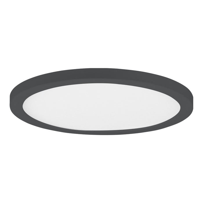Maxim Lighting Chip 11" 26W RD LED Flush Mount, 5CCT, Black/White - 57597WTBK