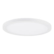 Maxim Lighting Chip 11" 26W RD LED Flush Mount, 5CCT, White/White - 57597WTWT