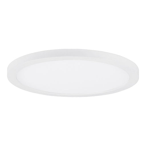 Maxim Lighting Chip 11" 26W RD LED Flush Mount, 5CCT, White/White - 57597WTWT