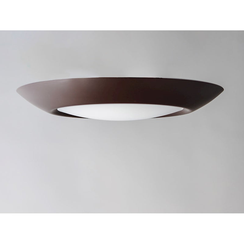 Maxim Lighting Diverse Direct LED 7.5" 1-Light Flush Mount, Bronze