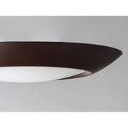 Maxim Lighting Diverse Direct LED 7.5" 1-Light Flush Mount, Bronze