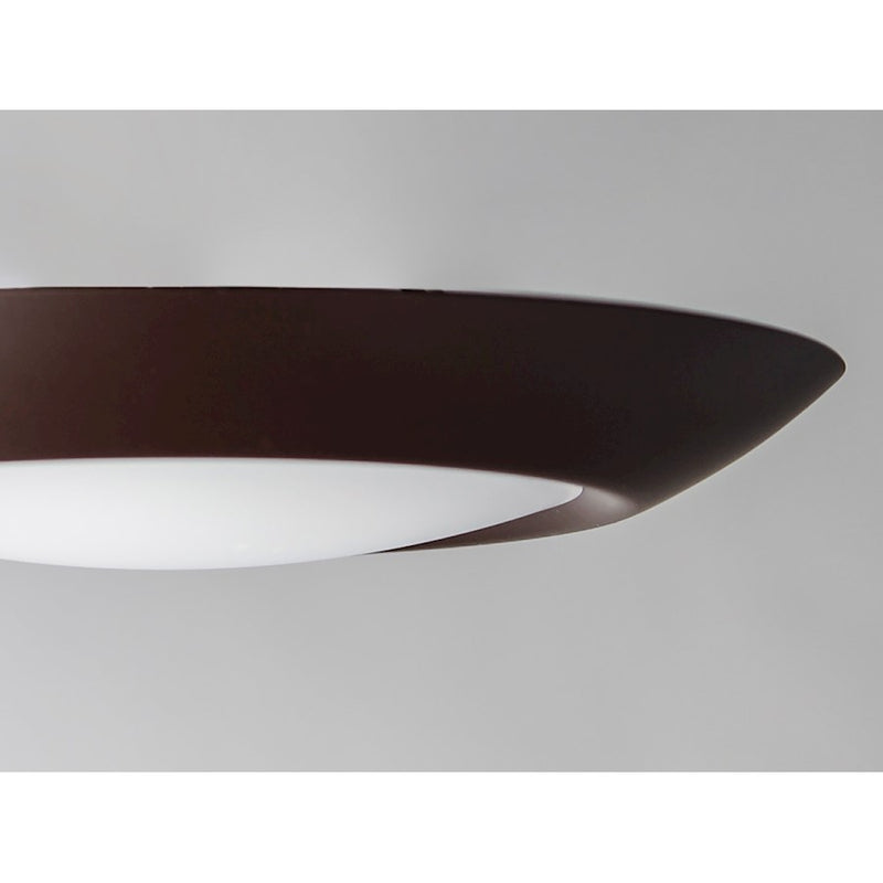 Maxim Lighting Diverse Direct LED 7.5" 1-Light Flush Mount, Bronze