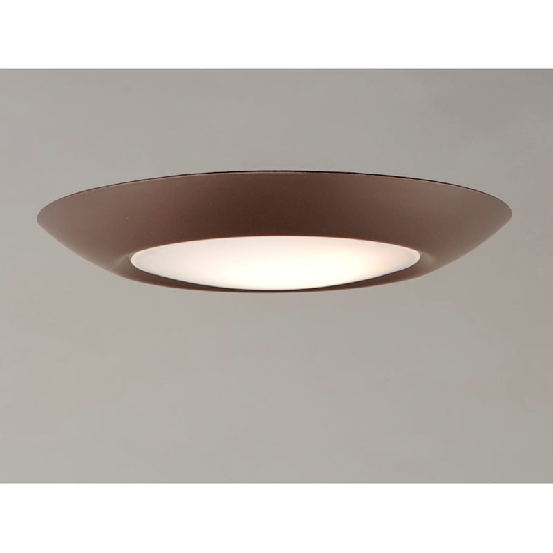 Maxim Lighting Diverse Direct LED 7.5" 1-Light Flush Mount, Bronze