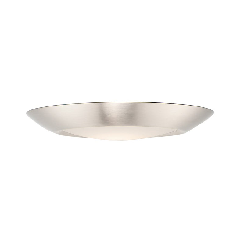 Maxim Lighting Diverse Direct LED 7.5" 1-Light Flush, Nickel