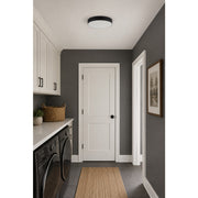 Maxim Lighting Trim 5" 12.5W LED 1-Light Flush Mount, Black
