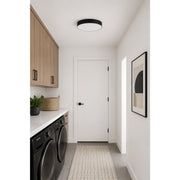 Maxim Lighting Trim 5" 12.5W LED 1-Light Flush Mount, Black
