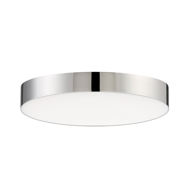 Maxim Lighting Trim 5" 12.5W LED 1-Light Flush Mount, Chrome