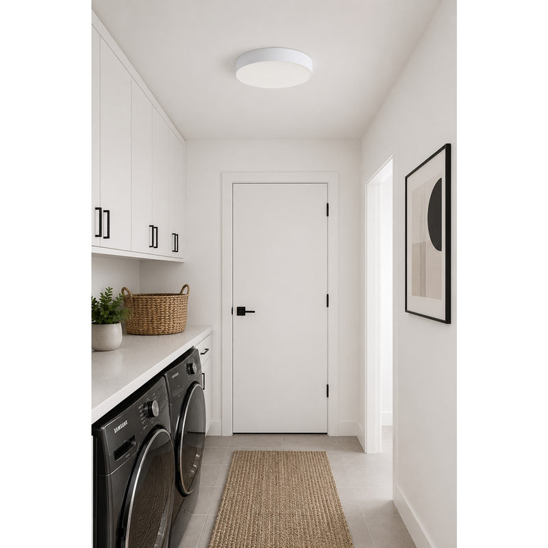 Maxim Lighting Trim 5" 12.5W LED 1-Light Flush Mount, White