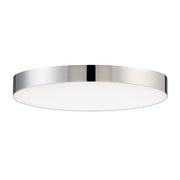 Maxim Lighting Trim 7" 15W LED 1-Light Flush Mount, Polished Chrome