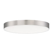 Maxim Lighting Trim 7" 15W LED 1-Light Flush Mount, Satin Nickel