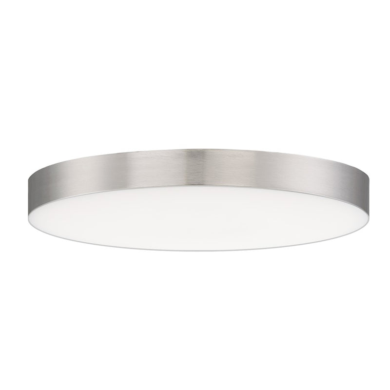 Maxim Lighting Trim 7" 15W LED 1-Light Flush Mount, Satin Nickel