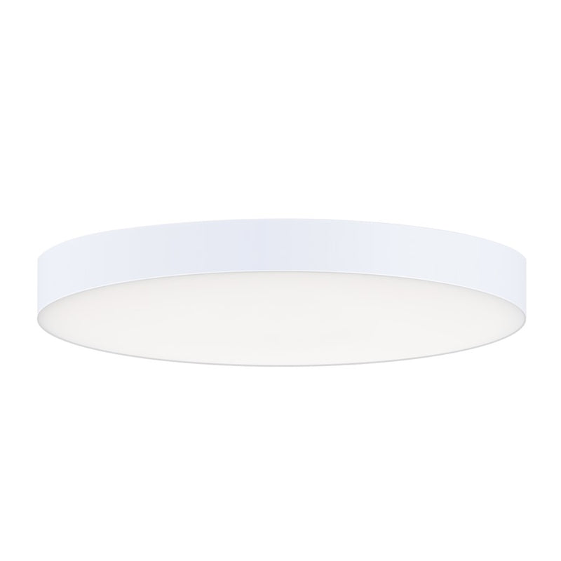 Maxim Lighting Trim 7" 15W LED 1-Light Flush Mount, White