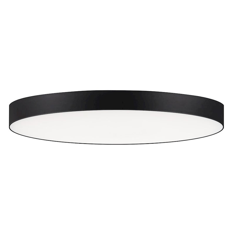 Maxim Lighting Trim 9" 18W LED 1-Light Flush Mount, Black