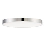 Maxim Lighting Trim 9" 18W LED 1-Light Flush Mount, Polished Chrome