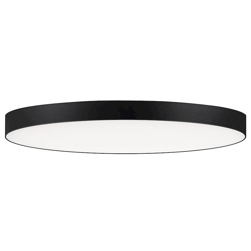 Maxim Lighting Trim 11" 20W LED 1-Light Flush Mount, Black
