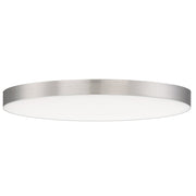 Maxim Lighting Trim 11" 20W LED 1-Light Flush Mount, Satin Nickel