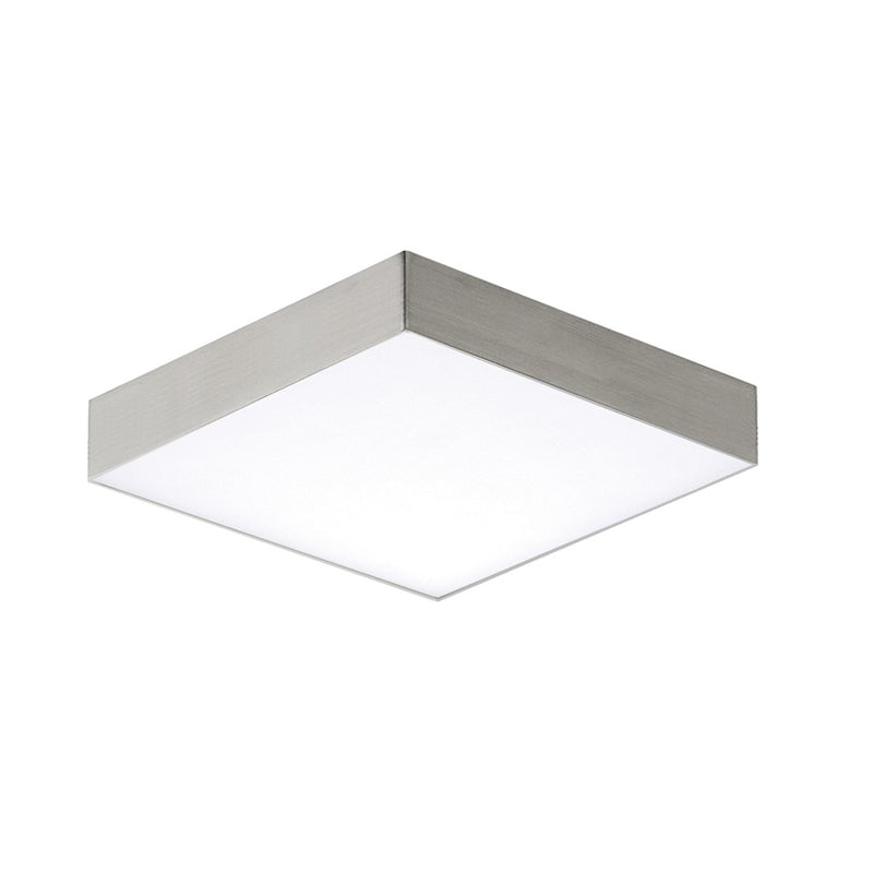 Maxim Lighting Trim 4.5" 12.5W LED 1-Light Flush Mount, Satin Nickel