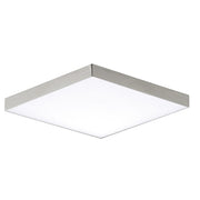 Maxim Lighting Trim 6.5" 15W LED 1-Light Flush Mount, Satin Nickel