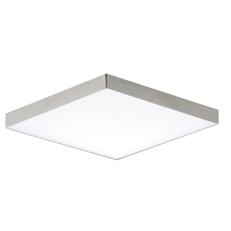 Maxim Lighting Trim 6.5" 15W LED 1-Light Flush Mount, Satin Nickel
