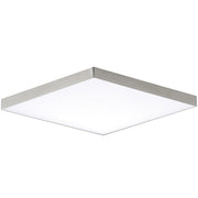 Maxim Lighting Trim 8.5" 18W LED 1-Light Flush Mount, Satin Nickel