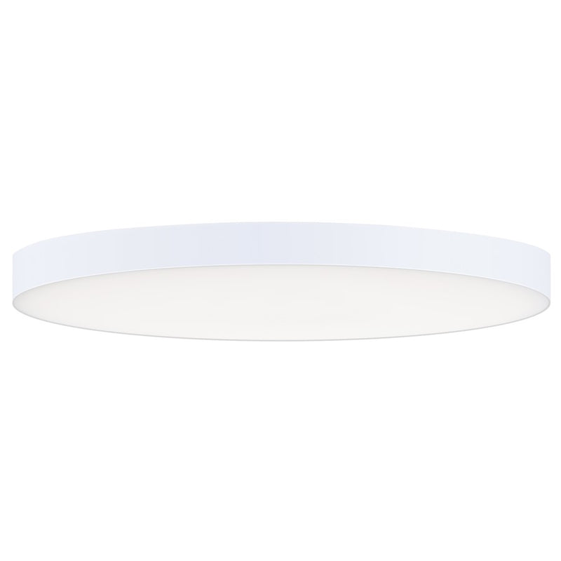 Maxim Lighting Trim 16" Round LED Flush Mount 3000K, White/White