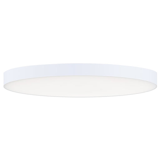 Maxim Lighting Trim 16" Round LED Flush Mount 3000K, White/White