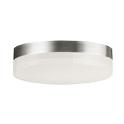 Maxim Lighting Illuminaire II 7"Round 15W LED Flush, Nickel
