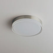 Maxim Lighting Illuminaire II 7"Round 15W LED Flush, Nickel