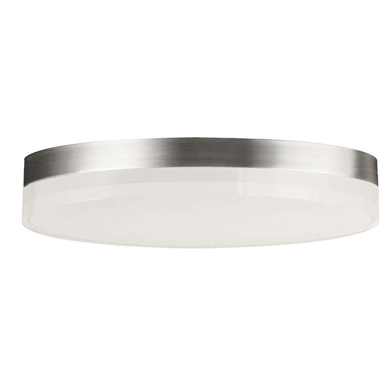 Maxim Lighting Illuminaire II 11"Round 20W LED Flush, Nickel