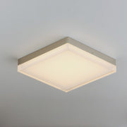 Maxim Lighting Illuminaire II 8.5"Square 18W LED Flush, Nickel