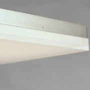 Maxim Lighting Illuminaire II 8.5"Square 18W LED Flush, Nickel