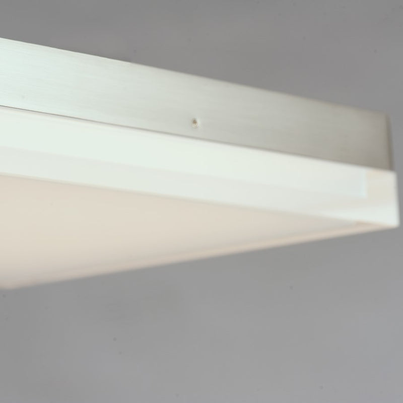 Maxim Lighting Illuminaire II 8.5"Square 18W LED Flush, Nickel