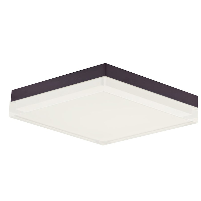 Maxim Lighting Illuminaire II 10.5"Square 20W LED Flush, Bronze
