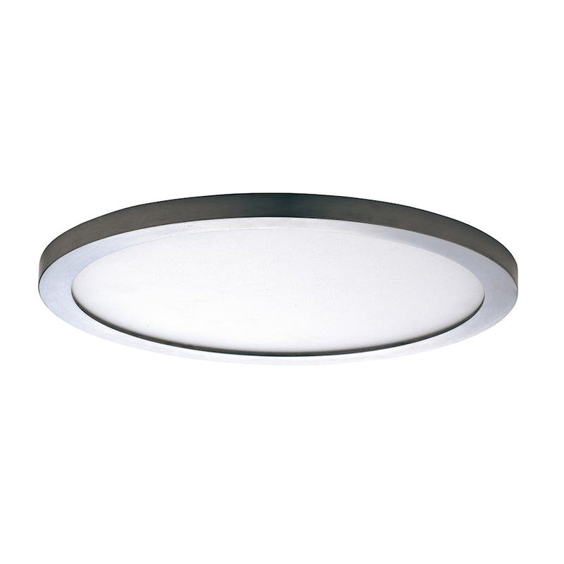 Maxim Lighting Chip 7" 15W round LED 1-Light Flush Mount in Satin Nickel