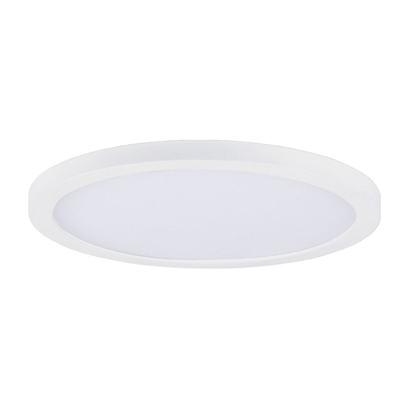 Maxim Lighting Chip 9" 18W Round LED Flush Mount, White/White