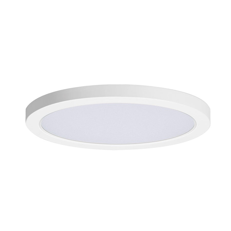 Maxim Lighting Chip 1Lt 12" 22W Round LED Flush Mount, White/White - 57696WTWT