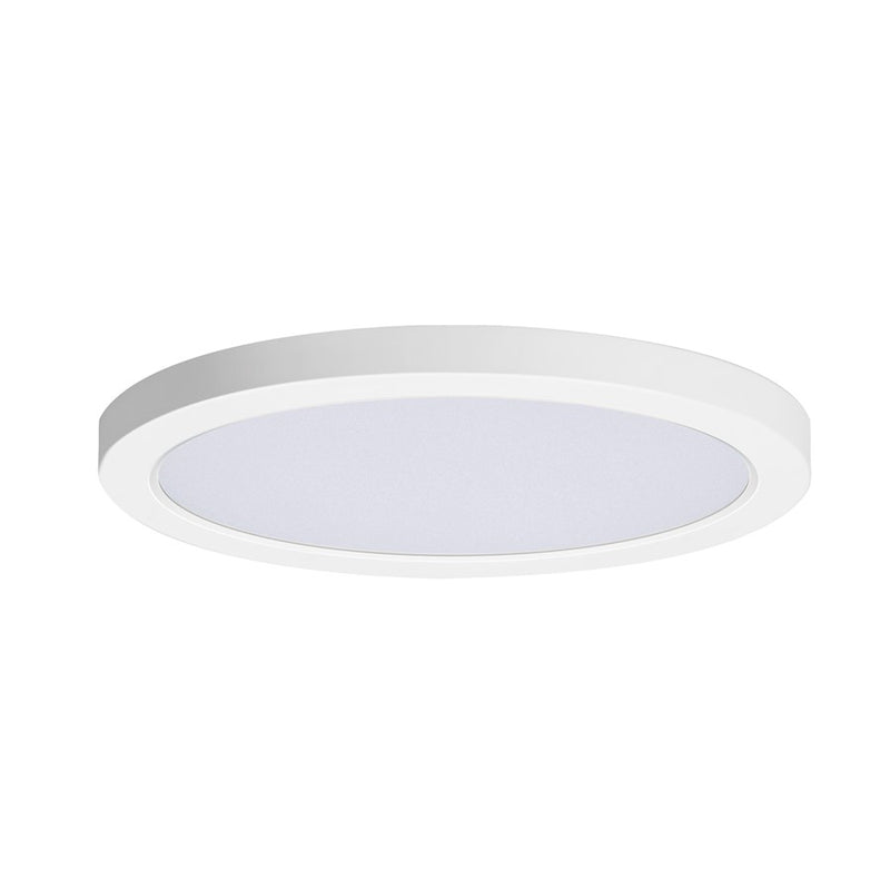 Maxim Lighting Chip 1Lt 12" 22W Round LED Flush Mount, White/White