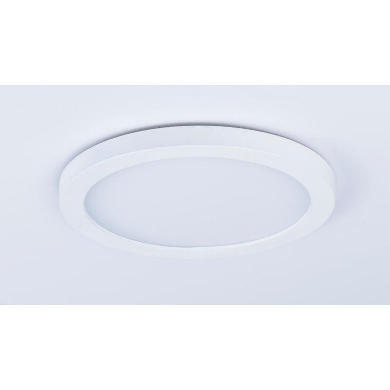 Maxim Lighting 7' Wafer LED Flush Mount, White/White