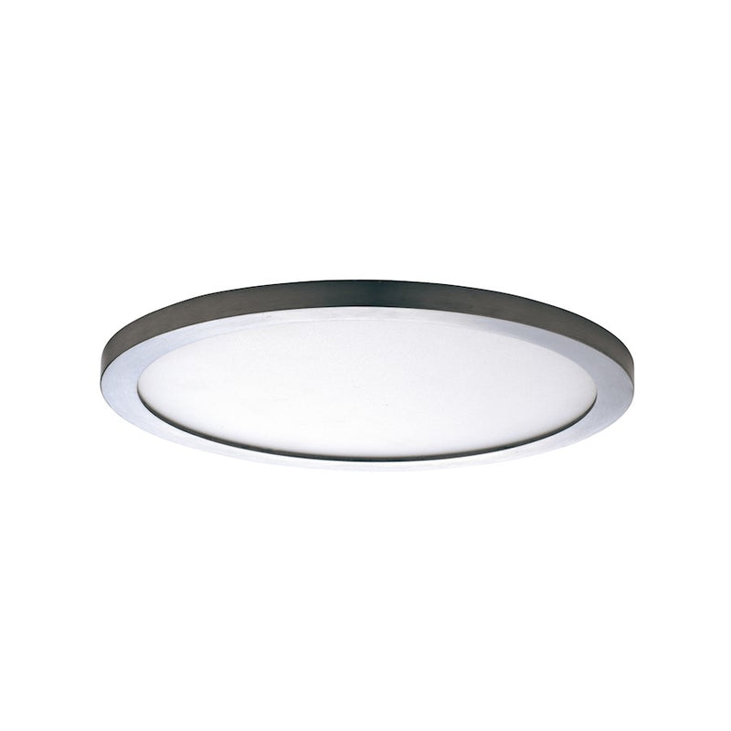 Maxim Lighting Wafer 1 Light 10" Rd LED Surface 3000K 0-10V Dim, Nickel/White