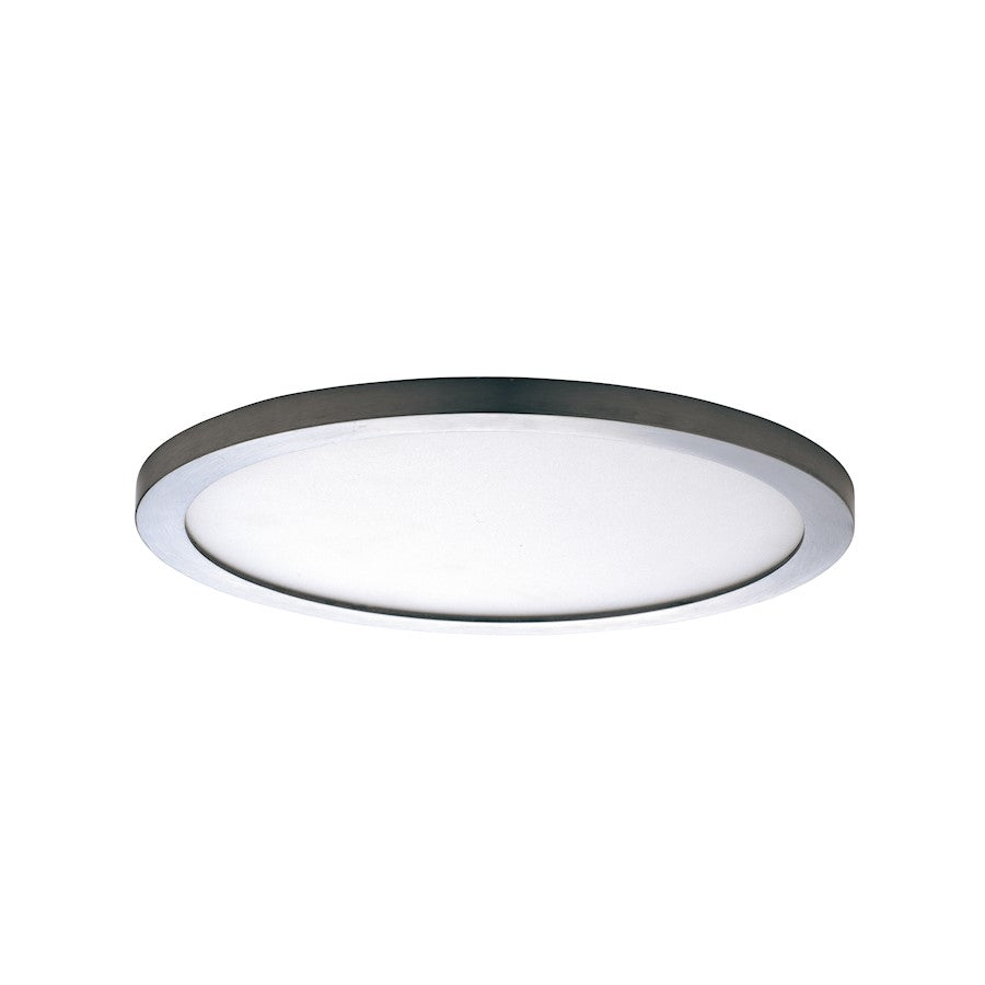 Maxim Lighting Wafer 1 Light 10" Rd LED Surface 3000K 0-10V Dim, Nickel/White