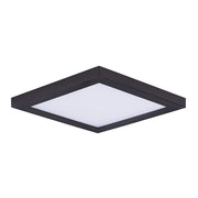 Maxim Lighting 6.25' Wafer LED Flush Mount, Bronze/White