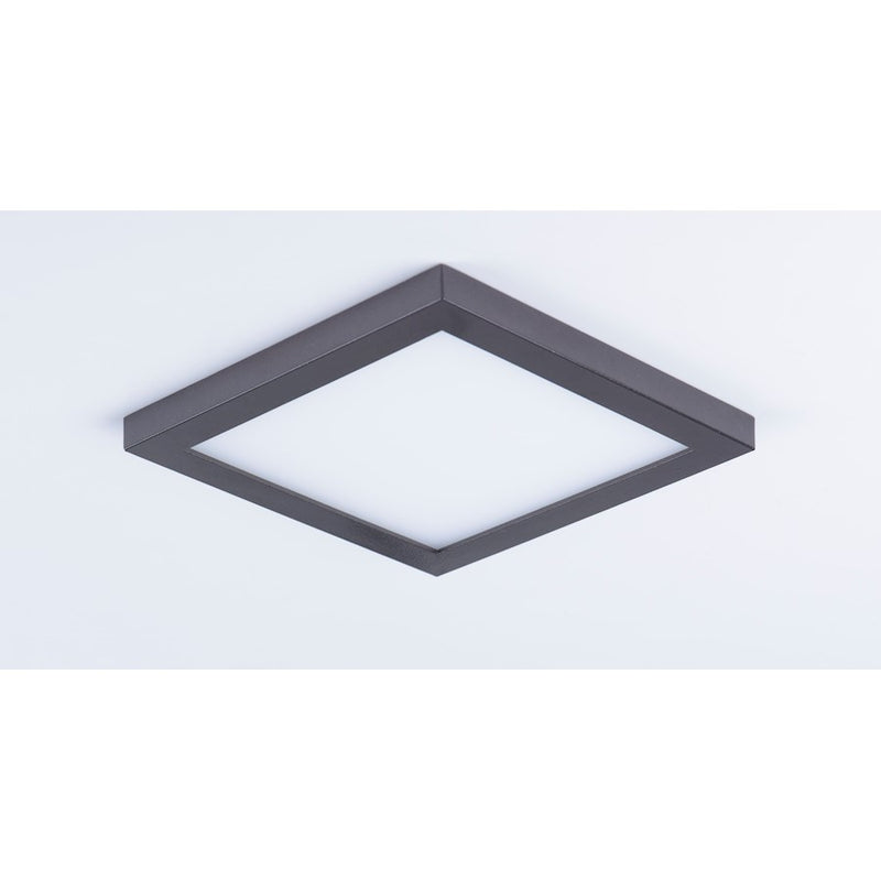 Maxim Lighting 6.25' Wafer LED Flush Mount, Bronze/White