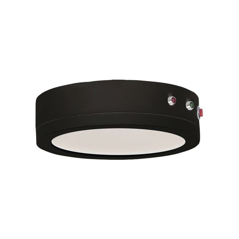Maxim Lighting Wafer 1 Light Utility Items, Black/White