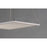 Maxim Lighting Wafer LED 1-Light 15" Square Pendant 3000K, Nickel