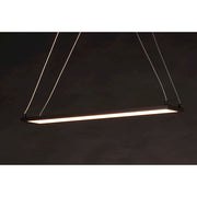 Maxim Lighting Wafer LED 24" Linear Pendant 3000K, Bronze