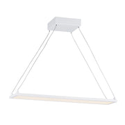 Maxim Lighting Wafer LED 24" Linear Pendant 3000K, White