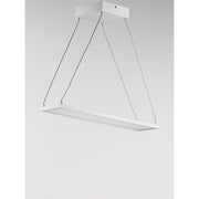 Maxim Lighting Wafer LED 24" Linear Pendant 3000K, White