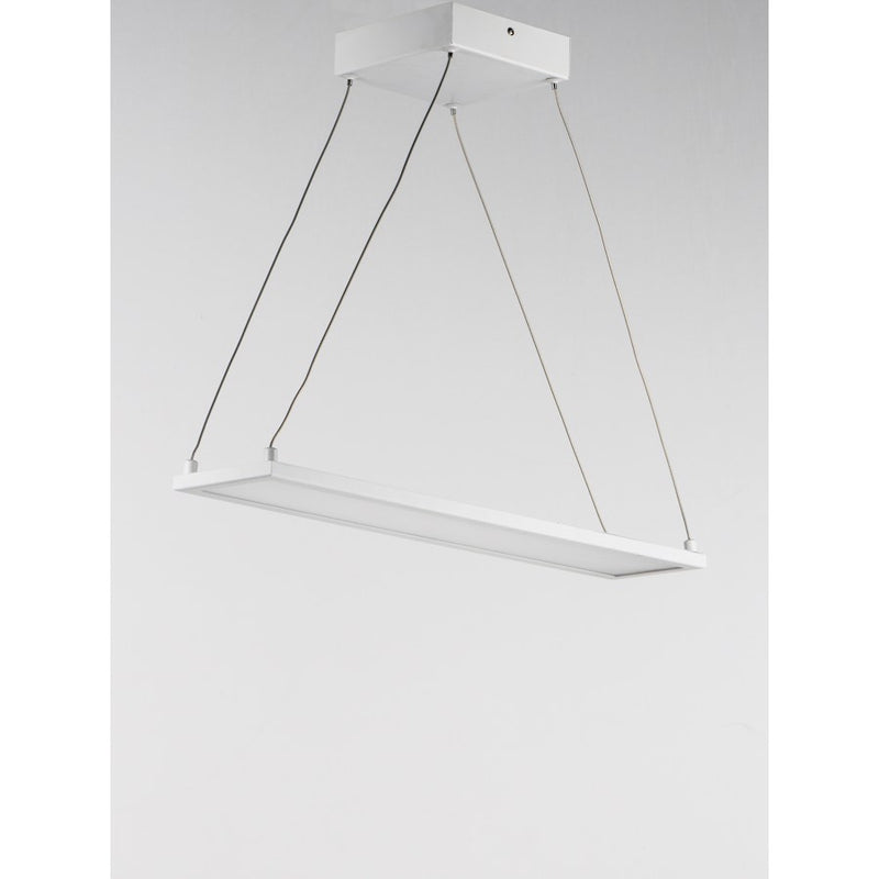 Maxim Lighting Wafer LED 24" Linear Pendant 3000K, White